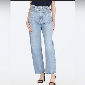 Agolde reworked 90s straight leg ultra high rise jean sz 28 EUC